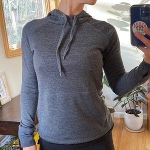 Carve designs women’s long sleeve with hoodie XS gray